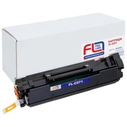 Картридж для принтера FREE Label Canon 071, MF272/MF275, LBP122, 1200 стр Black (FL-C071)