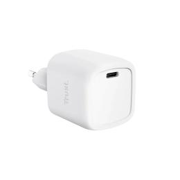 Адаптер живлення для телефона TRUST Maxo 30W, GaN, USB-C, PD/PPS White (25520_TRUST)