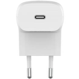 Адаптер живлення для телефона Belkin BoostCharge Compact PD 20W White (WCA009KQWH)