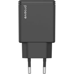 Адаптер живлення для телефона Proove Slender 45W (Type-C + USB) Black (WCSL45110001)