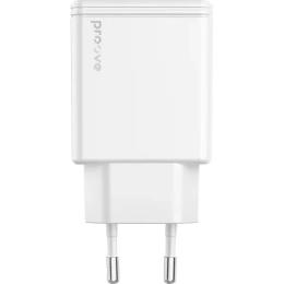 Адаптер живлення для телефона Proove Slender 45W (Type-C + USB) White (WCSL45110002)
