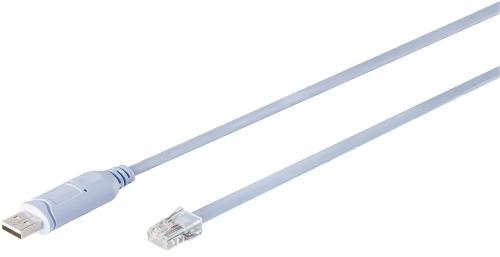 Дата-кабель Digitus DA-70173 USB 2.0 (тато)  -  RJ-45 (тато), 1.8m