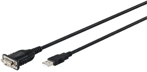 Дата-кабель Digitus DA-70172 USB 2.0 (тато)  -  RS232 (тато), 1.8m