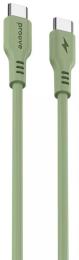 Дата-кабель Proove Rebirth USB Type-C (тато)  -  USB Type-С (тато), 60W, 1m Green
