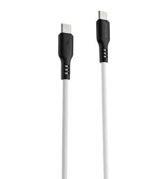 Дата-кабель Proove Rebirth USB Type-C (тато) - USB Type-С (тато), 60W, 1m White