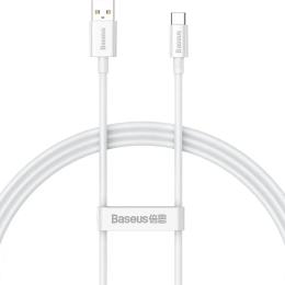 Дата-кабель Baseus Superior Series Fast Charging Data Cable USB Type-A (тато) - USB Type-C (тато), 100W, 1m White (P10320102214-01)