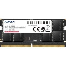 Оперативна память ADATA 32GB SO-DIMM DDR5 4800 MHz (AD5S480032G-B)