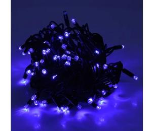 Гірлянда Voltronic DPN-2025/GO100B Blue 100LED, 10 метрів, чорна ізоляція (вулична)