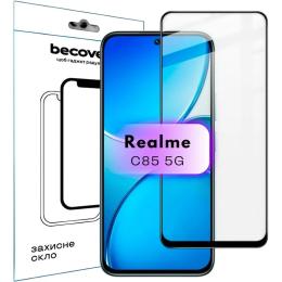 Захисне скло BeCover Glass для Realme C85 5G Black (715139)