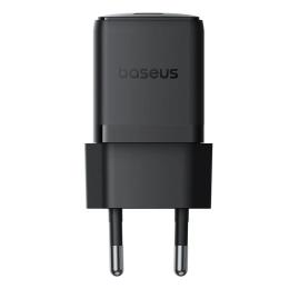 Мережевий зарядний пристрій для телефона Baseus Palm Fast Charger 20W (Type-C) Black 20W, кабель Type-C to Lightning