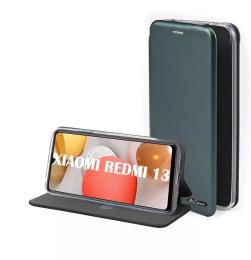 Чохол-книжка BeCover Exclusive для Xiaomi Redmi 13 Dark Green (711550)