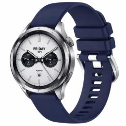 Ремінець для смарт-годинника BeCover Silicone Band для Xiaomi Watch S4 47mm (22mm) Deep Blue (715150)