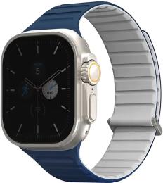 Ремінець для смарт-годинника UNIQ Revix Evo Reversible Magnetic для Apple Watch Series 1-9/SE/SE2/Ultra/Ultra2 42/44/45/49mm Gray (8886463688267)