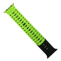 Ремінець для смарт-годинника Infinity Mountain Armor для Apple Watch 42/44/45/46/49 Black Green