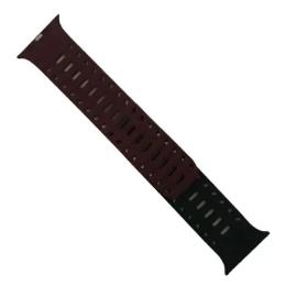 Ремінець для смарт-годинника Infinity Mountain Armor для Apple Watch 42/44/45/46/49 Black Wine Red
