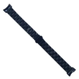 Ремінець для фітнес-браслету Infinity 3-Bead Metal Band для Xiaomi Mi Band 8/9/10 Black