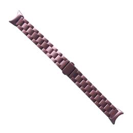 Ремінець для фітнес-браслету Infinity 3-Bead Metal Band для Xiaomi Mi Band 8/9/10 Gold Pink