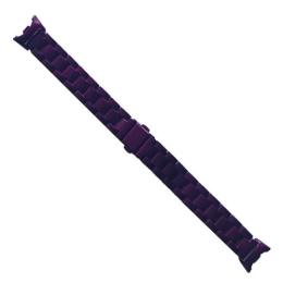 Ремінець для фітнес-браслету Infinity 3-Bead Metal Band для Xiaomi Mi Band 8/9/10 Purple