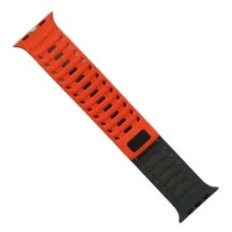 Ремінець для смарт-годинника Infinity Mountain Armor для Apple Watch 42/44/45/46/49 Gray Orange