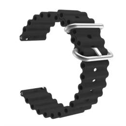 Ремінець для смарт-годинника Infinity NYLON OCEAN Band 20 mm. Black