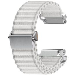 Ремінець для смарт-годинника Infinity NYLON OCEAN Band 20 mm. White