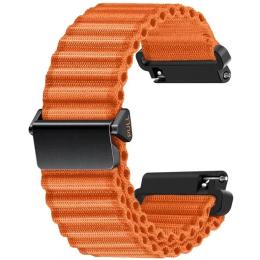 Ремінець для смарт-годинника Infinity NYLON OCEAN Band 22 mm. Orange
