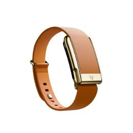 Ремінець для фітнес-браслету Whoop LeatherLuxe Tapered Band Size L для WHOOP 5.0 Camel with Gold (810114362266)
