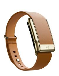 Ремінець для фітнес-браслету Whoop LeatherLuxe Tapered Band Size S для WHOOP MG Camel with Gold (810114362259)
