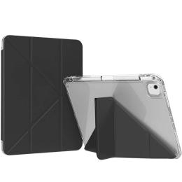 Чохол-книжка для планшета BeCover Ultra Slim Origami Transparent Apple iPad Air 13 M4 2026 Black з кріпленням (715287)