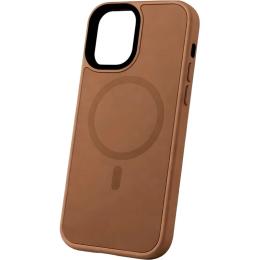 Чохол-накладка BeCover FIBRA ArcLine Case with MagSafe для Apple iPhone 17 Brown (715373)
