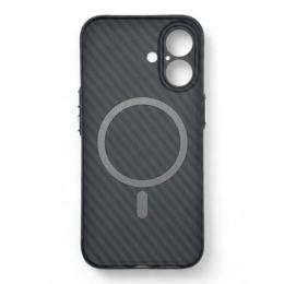 Чохол-накладка BeCover FIBRA ArcLine Case with MagSafe для Apple iPhone 17 Pro Black (715381)