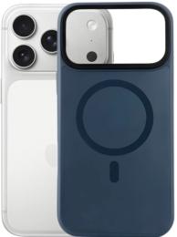 Чохол-накладка BeCover FIBRA ArcLine Case with MagSafe для Apple iPhone 17 Pro Max Blue (715387)