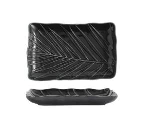 Блюдо LIMITED EDITION LEAF (B010786) Black 24.5х17 см