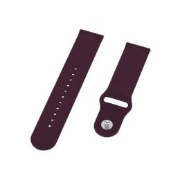 Ремінець для смарт-годинника BeCover для Amazfit Stratos 1/2/2S/3/GTR 2/GTR 47mm/GTR Lite 47mm/Nexo/Pace Purp Burgundy