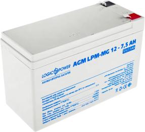Акумулятор для ДБЖ LogicPower LPM-MG 12 V  7.5 Ah (LP6554) мультигелевий AGM