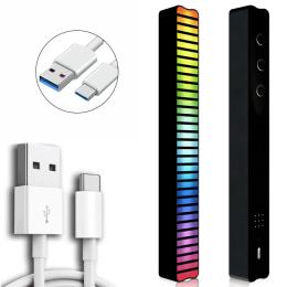 Настільна лампа EpiK RGB 5V Single Panel Bluetooth USB interface Black with app
