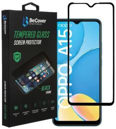 Захисне скло BeCover для Oppo A15S Black