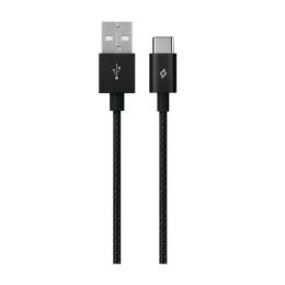 Дата-кабель Ttec 2m USB(тато) - USB Type C(тато) Black