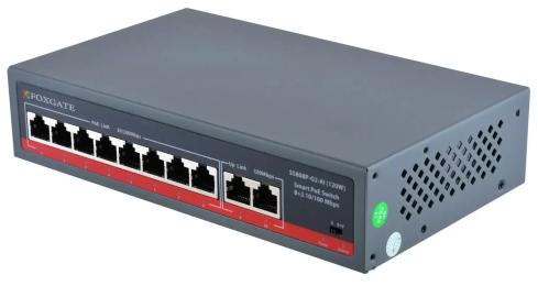 Світч FoxGate S5808P-G2-AI 120W Gray