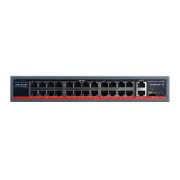 Світч FoxGate S5824P-G2S1-AI 400W Gray