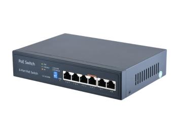Світч FoxGate S6004P-E2-AI-BT 60W Gray