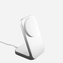 Бездротовий зарядний пристрій NOMAD Stand One Qi2 25W 2-in-1 Charger Silver (NM014513858)