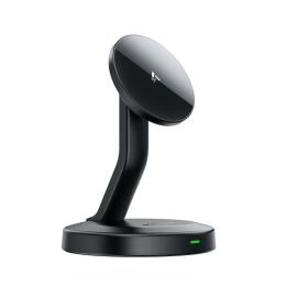 Бездротовий зарядний пристрій Acefast E26 desktop mobile phone wireless charging holder Black (6974316284819)
