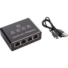 Світч Cablexpert NSP-4P-EU Black