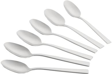 Набір ложок Ardesto Black Mars Vanessa AR0706VS Steel Столові, 6 предметів