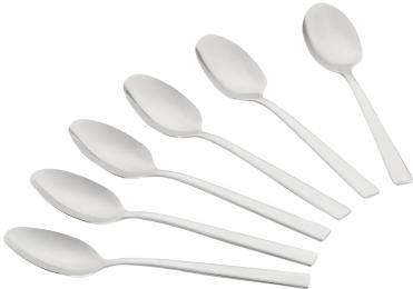 Набір ложок Ardesto Black Mars Vanessa AR0706VT Steel Чайні, 6 предметів