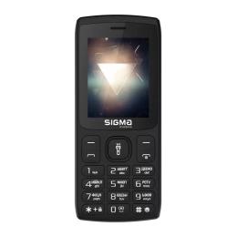 Кнопковий телефон Sigma mobile X-style 34NRG Black Type-C (Уцінений)