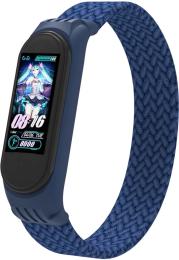 Ремінець для фітнес-браслету ArmorStandart Braided Solo Loop для Xiaomi Mi Band 4/5/6 Size S Blue