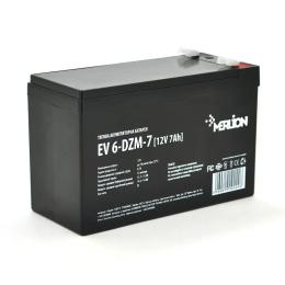 Акумулятор для ДБЖ Merlion 12V 7Ah F2 (EV 6-DZM-7) 151*65*93 тяговий