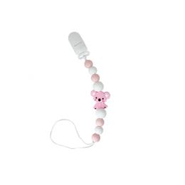Ланцюжок для пустушки Коала MGZ-0521(Pink) силіконовий